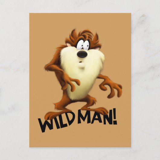 TAZ™ - Wild Man Briefkaart (Voorkant)