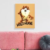TAZ™ - Wild Man Canvas Afdruk (Insitu (Woonkamer))