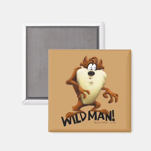 TAZ™ - Wild Man Magneet (Voorkant / Achterkant)