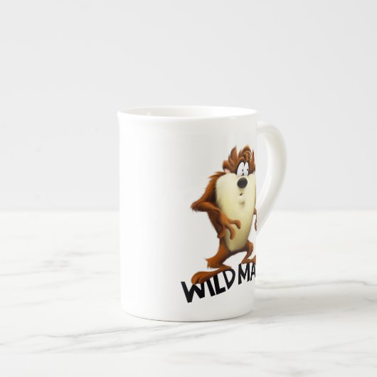 TAZ™ - Wild Man Porselein Kop (Voorkant rechts)