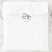 TAZ™ | Wild zoals mijn vader Ronde Sticker (Tas)