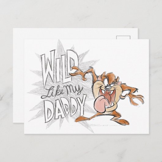 TAZ™ | Wilde zoals mijn vader Briefkaart (Voorkant / Achterkant)