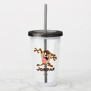 TAZ™ Zijn tong uitsteken Acryl Drinkbeker