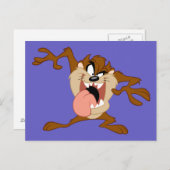 TAZ™ | Zijn tong uitsteken Briefkaart (Voorkant / Achterkant)