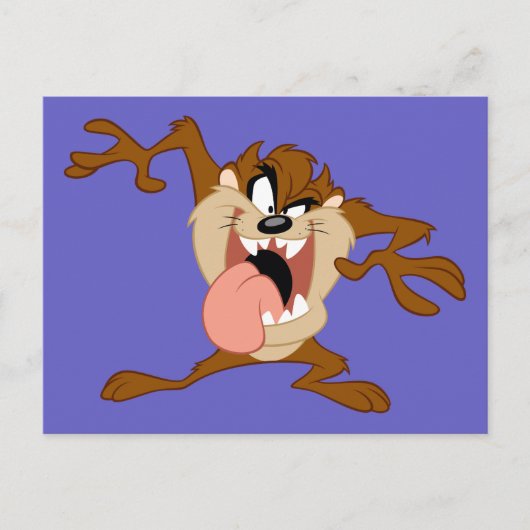 TAZ™ | Zijn tong uitsteken Briefkaart (Voorkant)