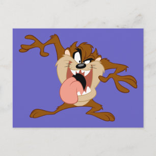 TAZ™   Zijn tong uitsteken Briefkaart