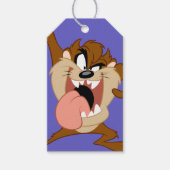 TAZ™ | Zijn tong uitsteken Cadeaulabel (Voorkant)