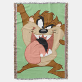 TAZ™ | Zijn tong uitsteken Deken (Voorkant Verticaal)