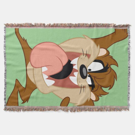 TAZ™ | Zijn tong uitsteken Deken (Voorkant)