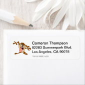 TAZ™ | Zijn tong uitsteken Etiket (Insitu)