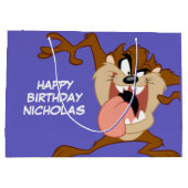 TAZ™ | Zijn tong uitsteken Groot Cadeauzakje (Achterkant)