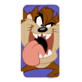 TAZ™ | Zijn tong uitsteken Incipio iPhone Portemonnee Hoesje (Voorkant Agenda)