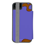 TAZ™ | Zijn tong uitsteken Incipio iPhone Portemonnee Hoesje (Agenda Achterkant)