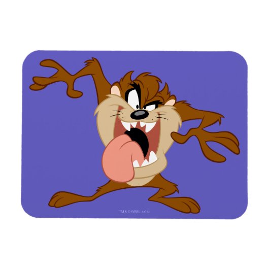 TAZ™ | Zijn tong uitsteken Magneet (Horizontaal)