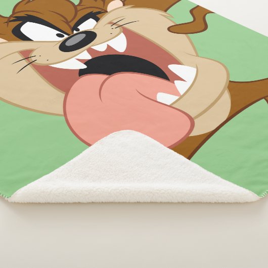 TAZ™ | Zijn tong uitsteken Sherpa Deken (3/4)