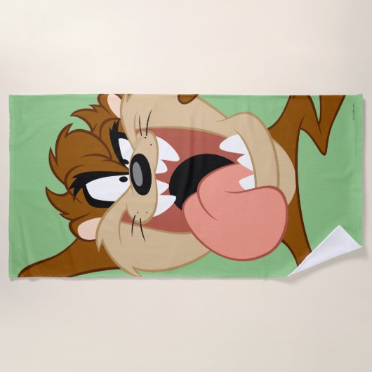 TAZ™ | Zijn tong uitsteken Strandlaken (Voorkant)