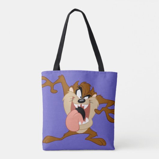 TAZ™ | Zijn tong uitsteken Tote Bag (Achterkant)