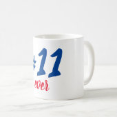 Taza #11 ever koffiemok (Voorkant rechts)