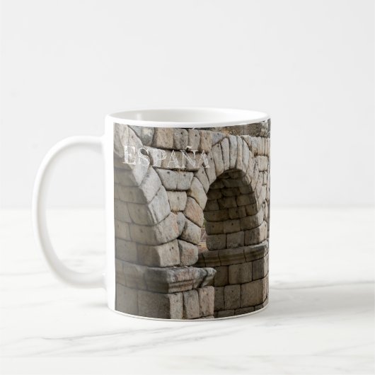 taza acueducto de Segovia en España Koffiemok (Links)