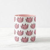 Taza ajolote rosa kawaii mok (Midden)