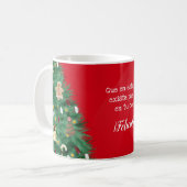 Taza - Árbol de Navidad - Personalizable Koffiemok (Voorkant links)