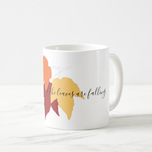 Taza "Arce de Otoño".  Koffiemok (Voorkant rechts)