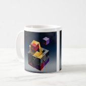Taza arte geometrico koffiemok (Voorkant links)