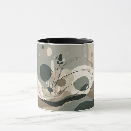 Taza Arte Minimal Equilibrio Natural Mok (Midden)
