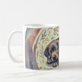 Taza Artística Relájate & Libros Perro Durmiendo Koffiemok