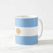 taza bandera de Argentina Koffiemok (Voorkant rechts)