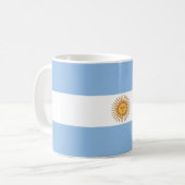 taza bandera de Argentina Koffiemok (Voorkant links)