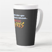 Taza bebe agua mientras sufres latte mok (Rechterhoek)