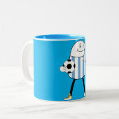 Taza Bicolor flork Tweekleurige Koffiemok (Voorkant links)