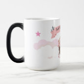 Taza blanca brillante magische mok (Links)