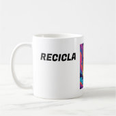 TAZA  BLANCA DE DESAYUNO  CON UN LINDO TEXTO KOFFIEMOK (Links)