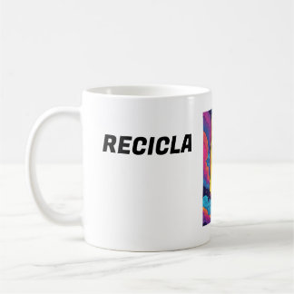 TAZA  BLANCA DE DESAYUNO  CON UN LINDO TEXTO KOFFIEMOK