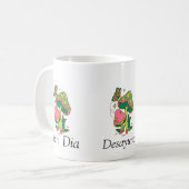 TAZA BLANCA DE DESAYUNO CON UN LINDO TEXTO KOFFIEMOK (Voorkant links)