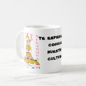TAZA  BLANCA DE DESAYUNO  CON UN LINDO TEXTO KOFFIEMOK (Voorkant links)