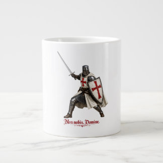 Taza caballero templario - Non nobis, Domine Grote Koffiekop
