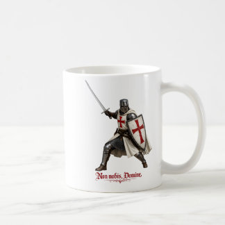 Taza caballero templario - Non nobis, Domine Koffiemok