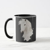 TAZA CABALLO BLANCO CON FONDO NEGRO MOK (Links)