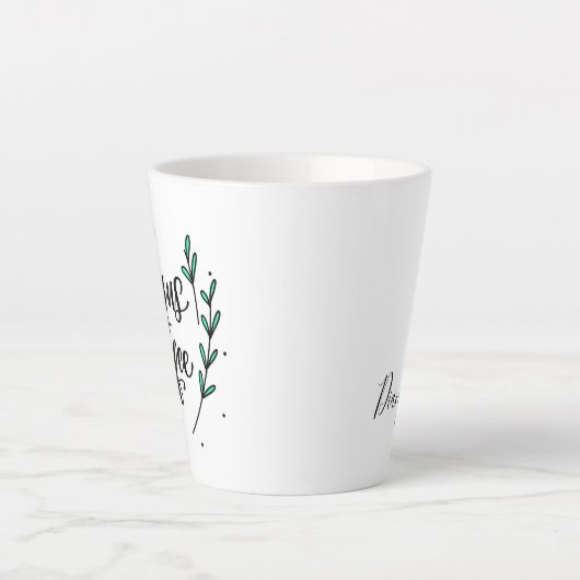 Taza café Jesus + coffe mug cristiano Latte Mok (Voorkant)