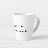 taza café latte mok (Rechterhoek)