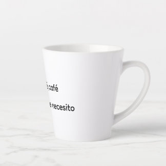 taza café latte mok