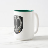 taza café tweekleurige koffiemok (Voorkant rechts)