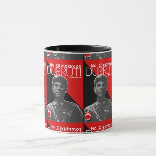 Taza cartel Durruti Mok (Midden)