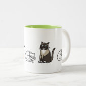 Taza CATS Tweekleurige Koffiemok (Voorkant rechts)