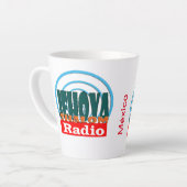 Taza chica café Radio Jehova Shalom México Latte Mok (Linkerhoek)