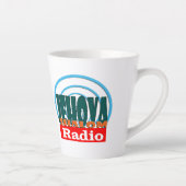 Taza chica café Radio Jehova Shalom México Latte Mok (Rechts)