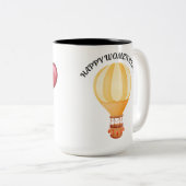 Taza clásica, 15 oz tweekleurige koffiemok (Voorkant rechts)